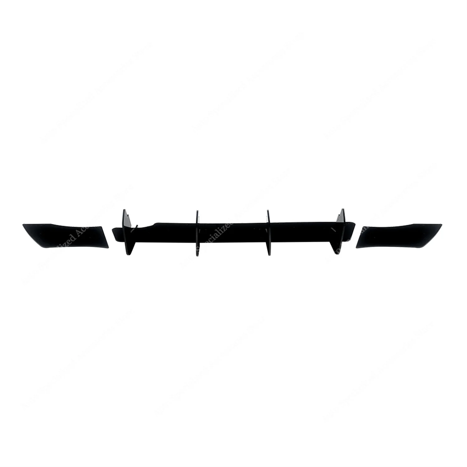 Difusor trasero cuatro aletas para VW Polo 8 AW TSI Life 2022-2025 - imagen 5