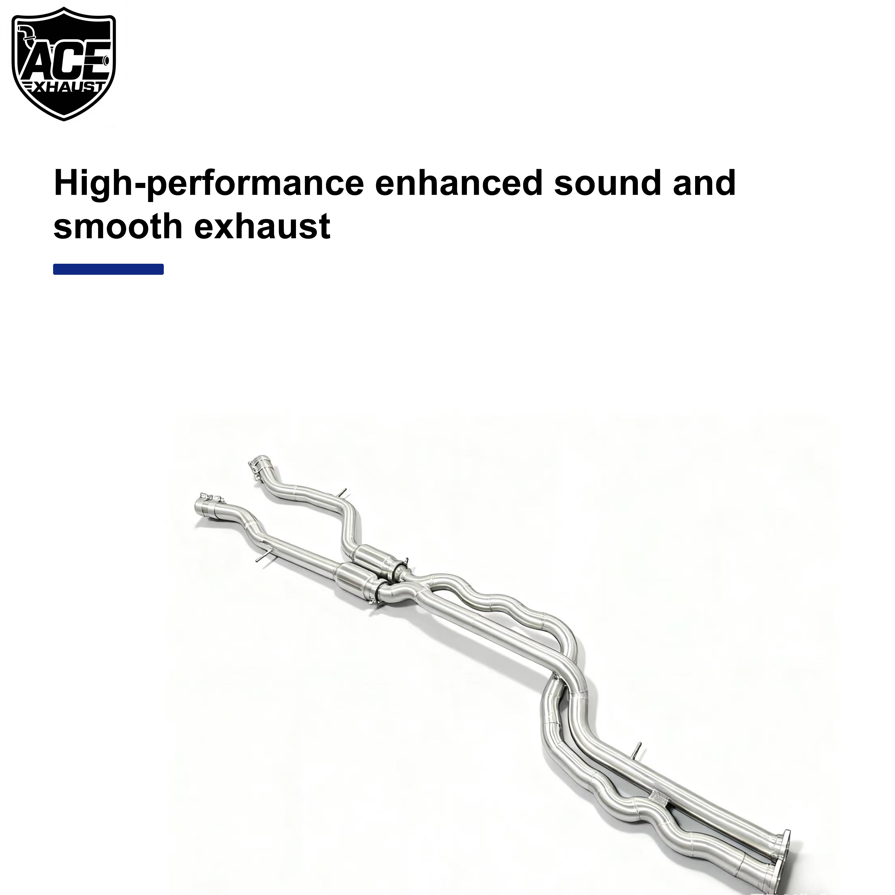 Tubo intermedio ACE acero inoxidable – BMW M3 F80 M4 F82 3.0 T - imagen 5