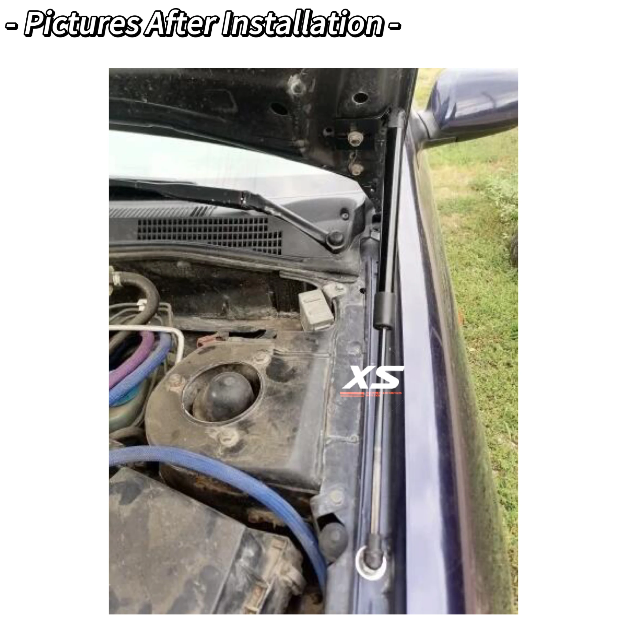Capó delantero Nissan Primera P11 con soportes de resorte a gas - imagen 4