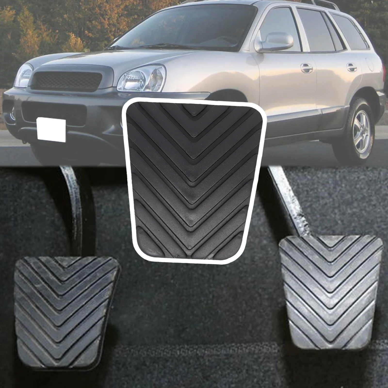 Almohadilla de goma para pedal embrague y freno Hyundai Santa Fe