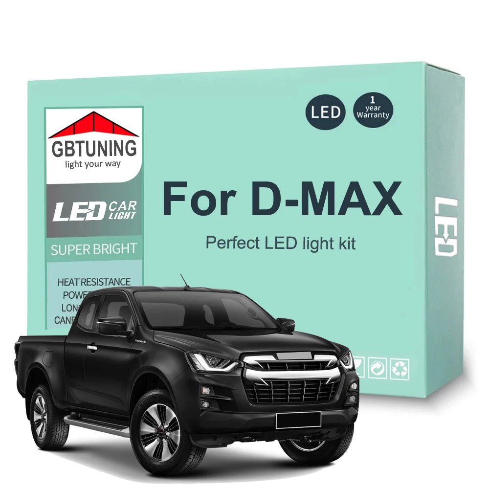 Kit bombillas LED interior Canbus sin error Isuzu D-MAX 2002-2021