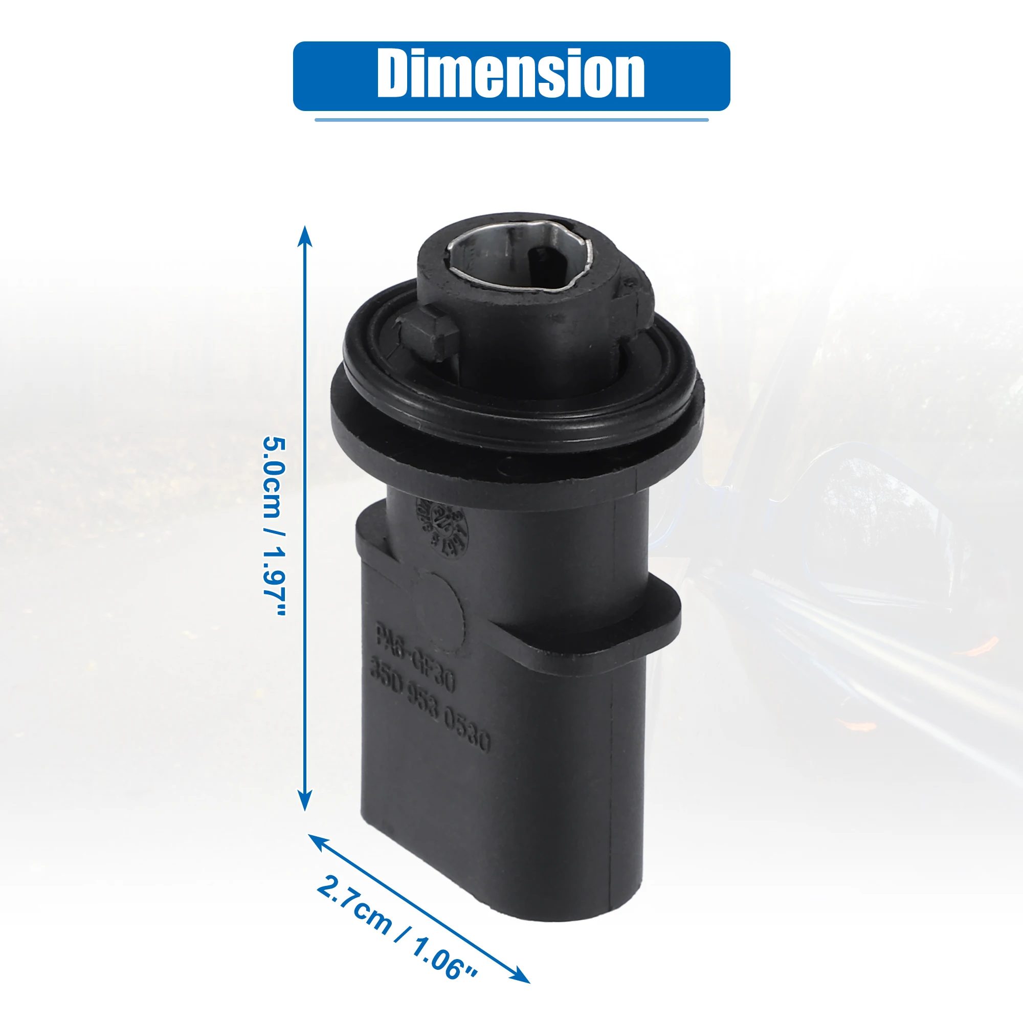 UXCELL 2 piezas No.5C 5953053   Toma de luz intermitente para Volkswagen Phaeton 2004-2006 para Volkswagen Passat 2006-2010 - imagen 5