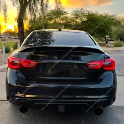 Alerón trasero estilo PSM para Infiniti Q50 V37 (2013-2023)