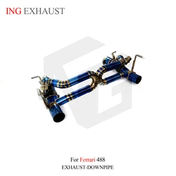 ING Parts Escape titanio Ferrari 488 GTB 3.9 V8