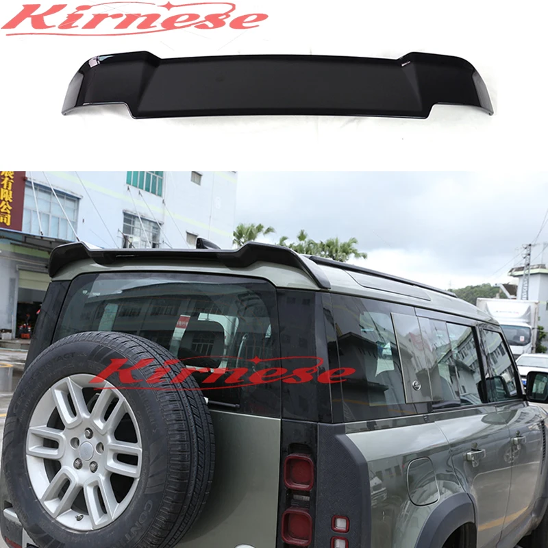 Nuevo diseño para LAND ROVER DEFEND 2020 2021, alerón ABS de alta calidad, alerón Defensor de techo trasero, alerón para maletero, ala trasera