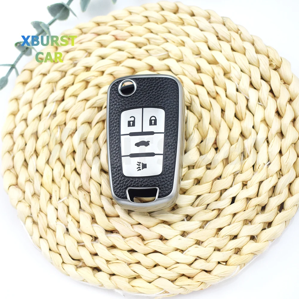 3/4 botones para Chevrolet Equinox Volt Cruze Impala Camaro Garna Yakista AVEO Impala GMC Terrain Car Flip Key Fob funda para llave