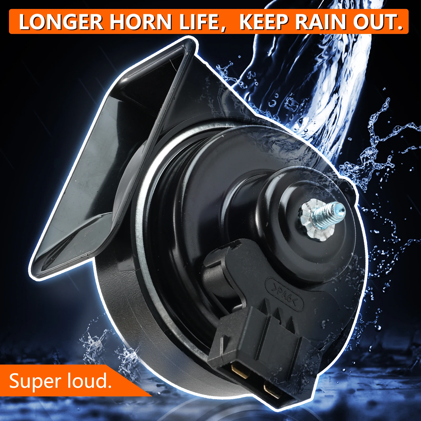 Bocina Rallye doble impermeable 12V – VW Audi Skoda - imagen 3