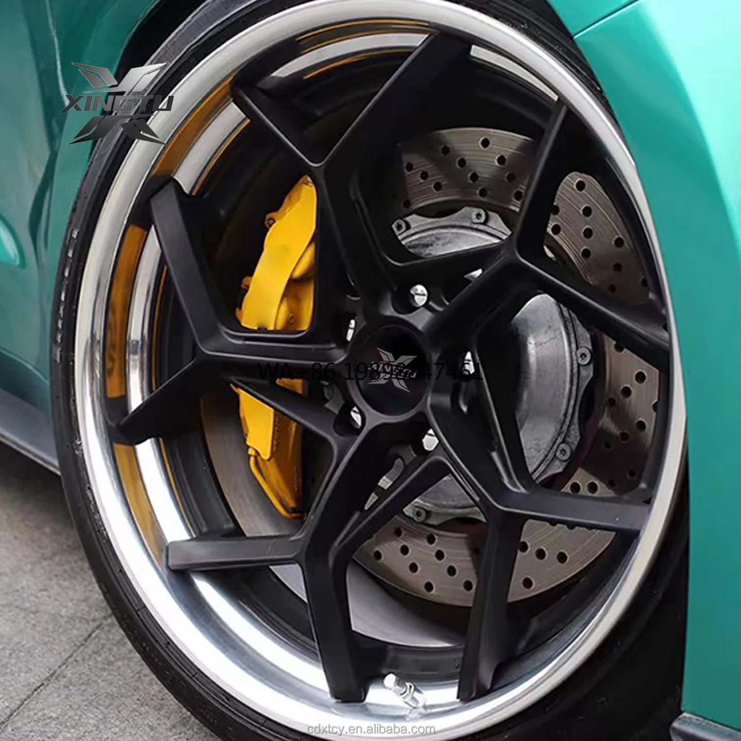 Llantas forjadas personalizadas escalonadas para lujo y carreras