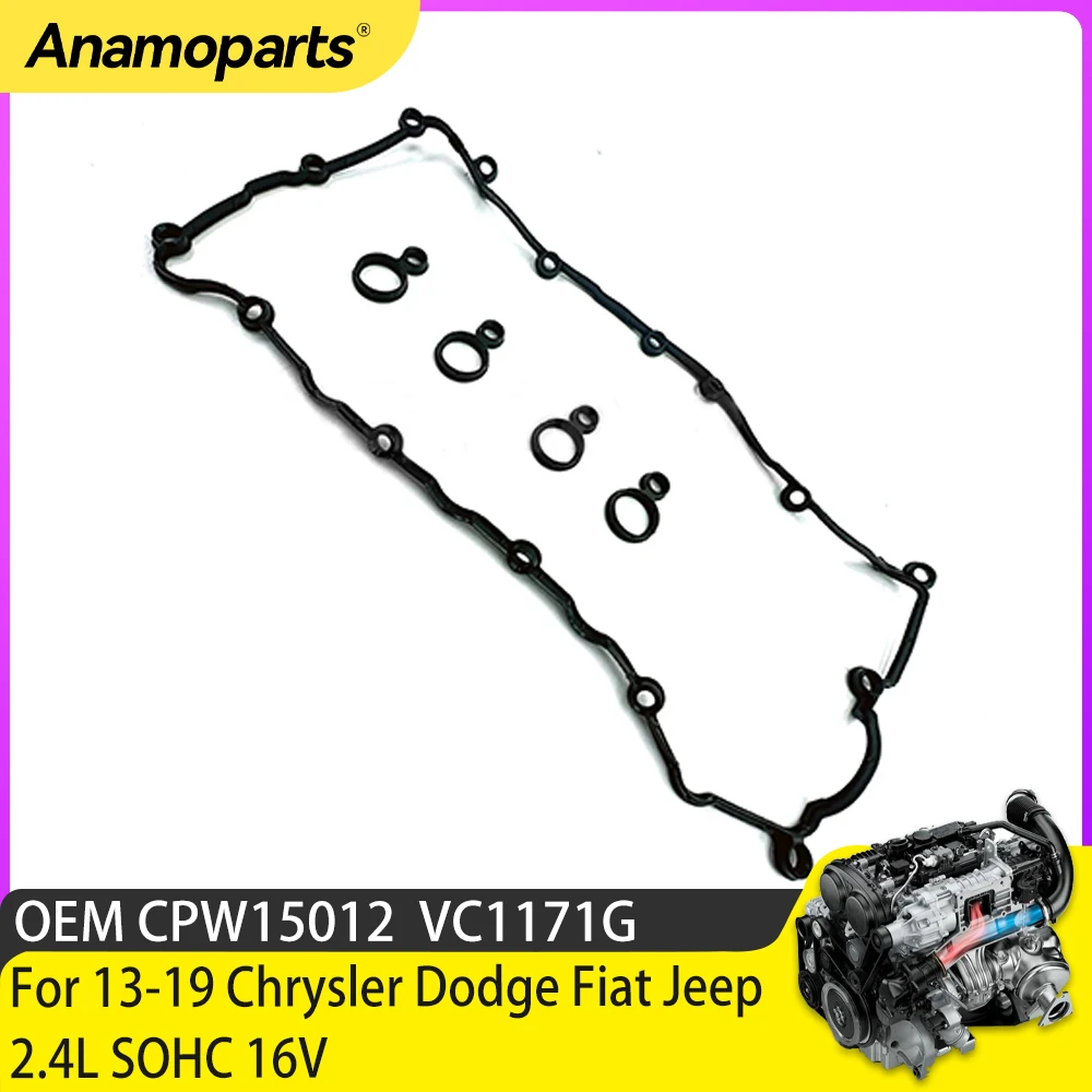 Kit juntas de válvulas Chrysler Dodge Fiat Jeep 2.4 SOHC 16V - imagen 2