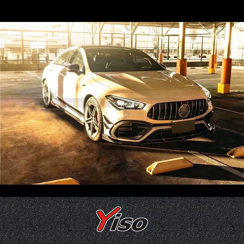 Falda lateral de fibra de carbono para Mercedes CLA 35 AMG W118 - imagen 2