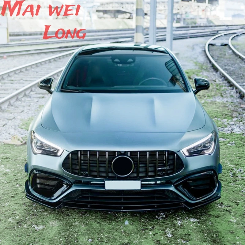 Kit labio alerón delantero negro – Mercedes CLA 2020-2023 AMG - imagen 2