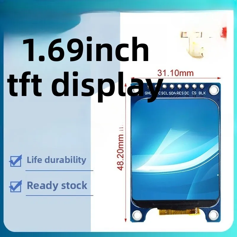 Módulo pantalla TFT LCD IPS 240x280 SPI 1,69"