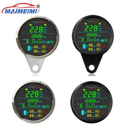 Velocímetro GPS 85mm para moto con presión y temperatura neumáticos