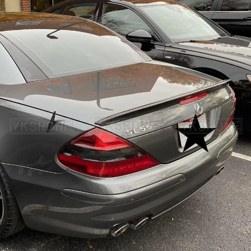 Spoiler fibra carbono Mercedes-Benz SL R230 – alerón maleterogenuino - imagen 5