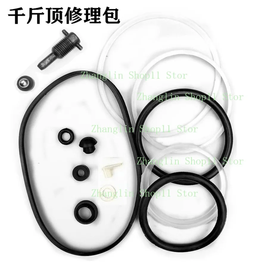 Kit reparación gato hidráulico vertical 3-50 t con juntas y tapón de aceite