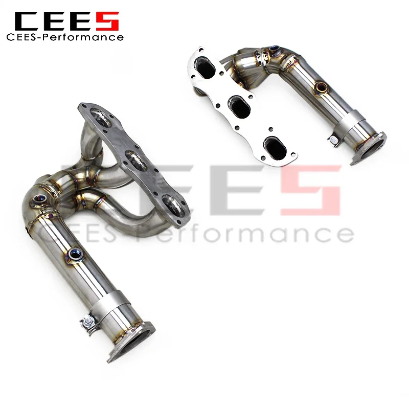 Colector de escape CEES SS304 para Porsche 911 997/997.2 Carrera 3.6/3.8