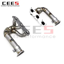 Colector de escape CEES SS304 para Porsche 911 997/997.2 Carrera 3.6/3.8