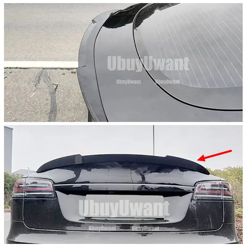 Alerón trasero ABS para maletero Tesla Model S 2012-2023 - imagen 4