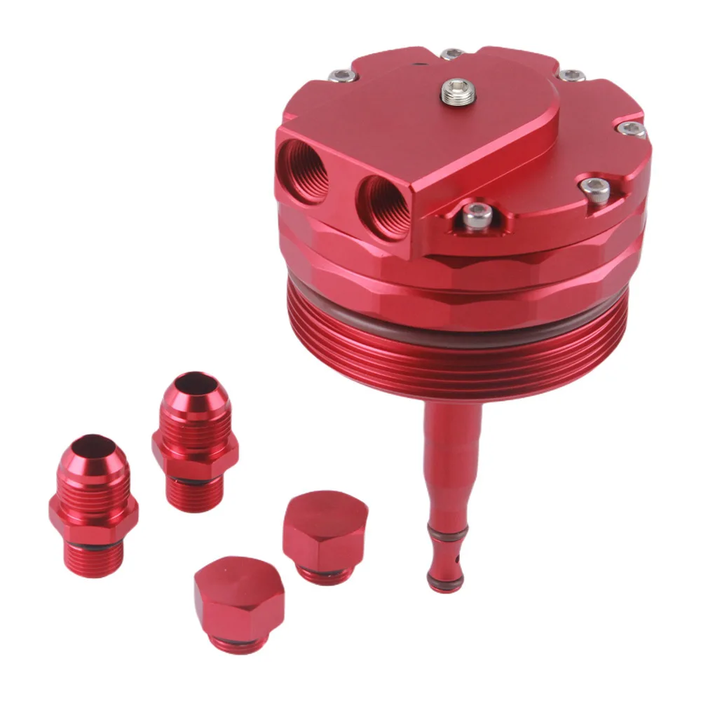 Tapa Filtro Aceite BMW M52 M54 M56 con Puertos AN10 y Sensores