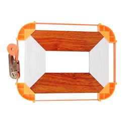 Kit soportes de esquina 90° ABS Metal para puerta vehículo