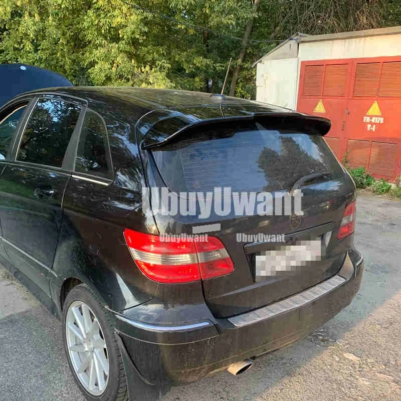 Alerón de techo Mercedes-Benz Clase B B200 W245 ABS negro brillo - imagen 2