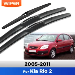 Limpiaparabrisas delantero y trasero Kia Rio 2 JB (2005-2011)