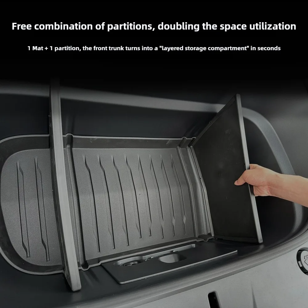 Revestimiento TPE maletero delantero Tesla Model Y 2025 - Organizador - imagen 4