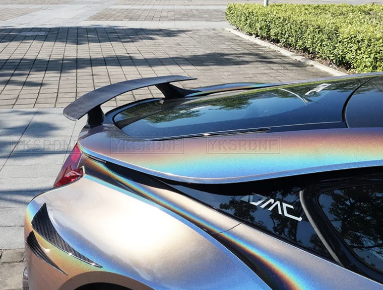 Para BMW I8 Spoiler 2014 a 2019, fibra de carbono de alta calidad, alerón trasero para maletero, Kit de cuerpo de ala, accesorios - imagen 4
