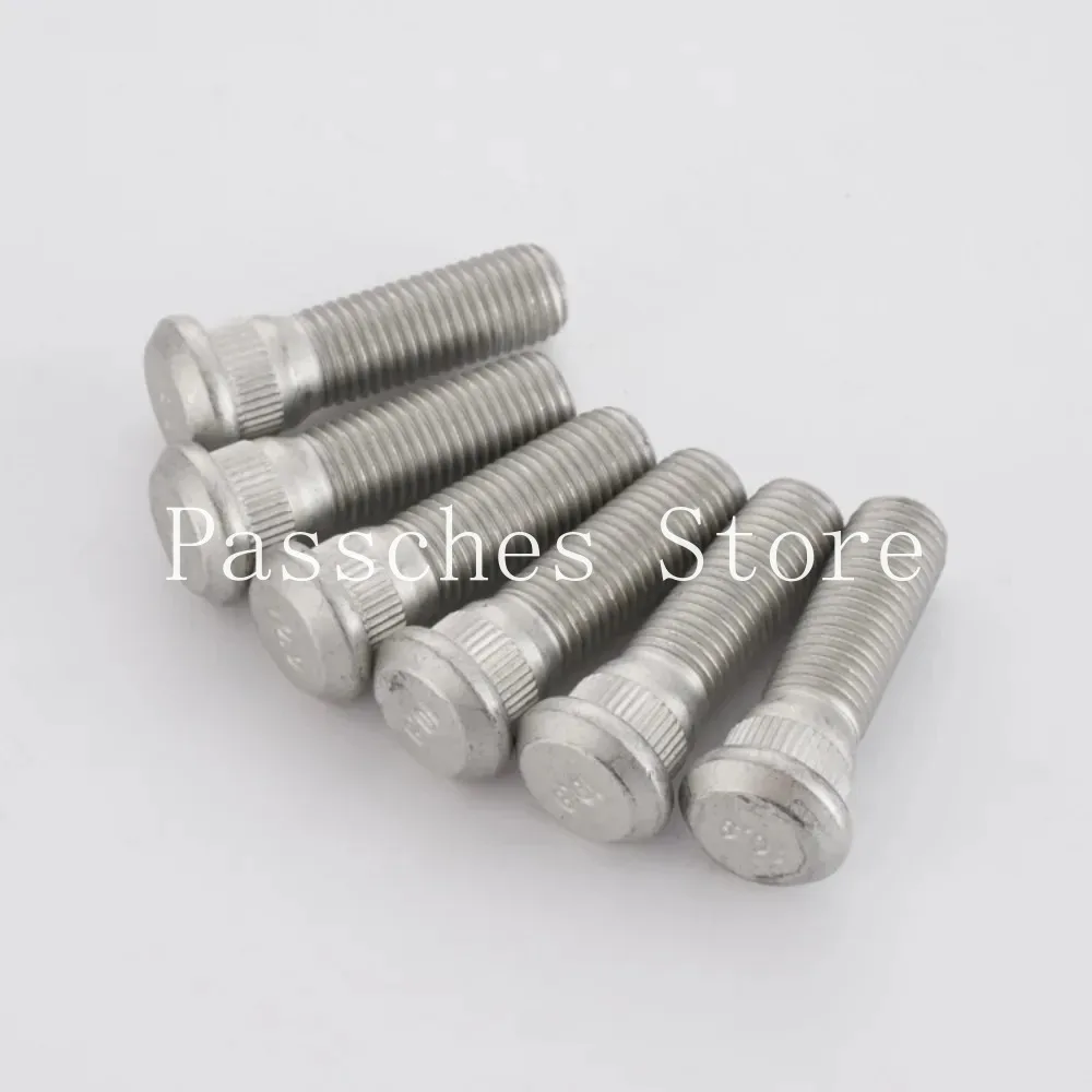 5 uds pernos estriados de pernos de rueda para BYD Chery M12x1 | Diámetro 14,3 mm | Longitud 48 mm | Grado 10,9 - imagen 4