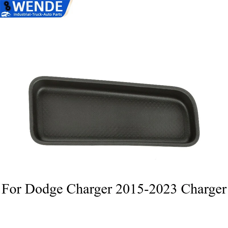 68398671AA Alfombrilla negra para caja de almacenamiento de consola central de cambio de marchas para Dodge Charger 2015-2023