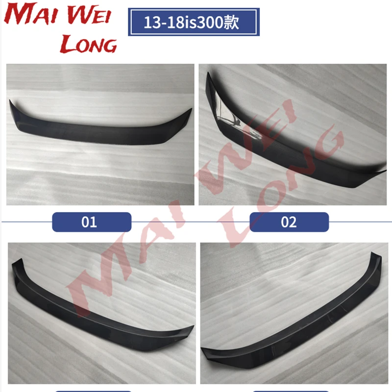 Alerón de techo de maletero de fibra de carbono Real para Lexus IS200 IS250 IS350 IS300 AWD/IS200T todos los modelos 2014-2018 alerón trasero - imagen 3