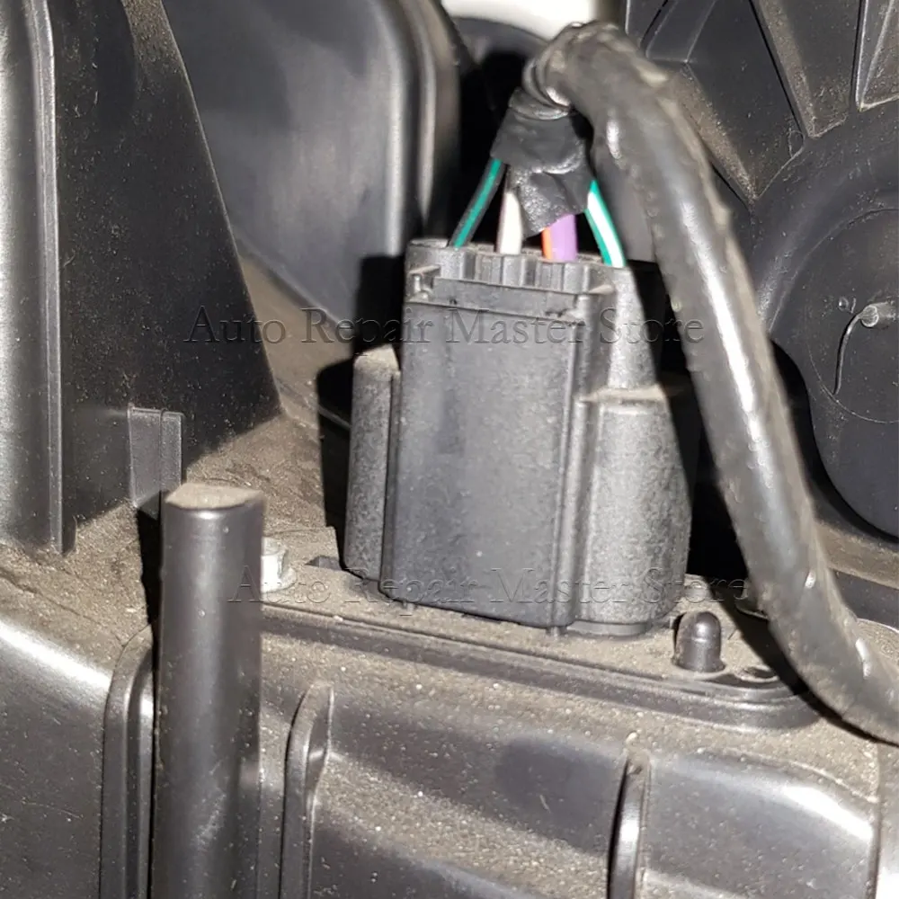 Vista adicional de la resistencia del motor del ventilador