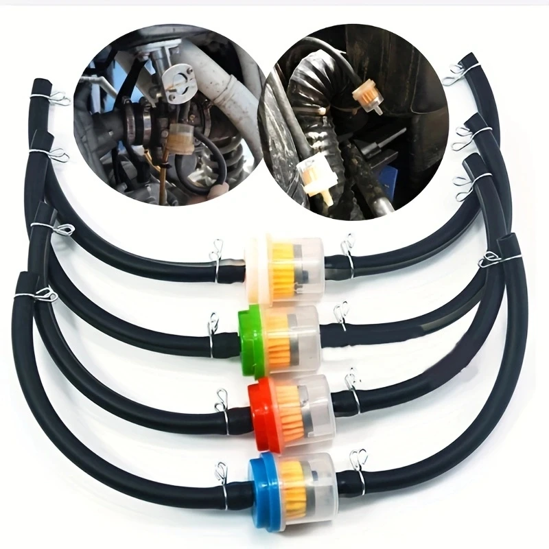 Tanque combustible gasolina 6mm moto ATV scooter – válvula purga filtro línea - imagen 4