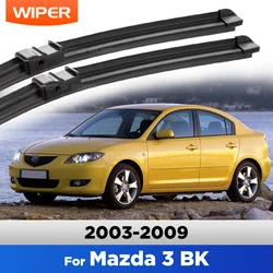 Escobillas limpiaparabrisas silenciosas CREATROAD para Mazda 3 BK