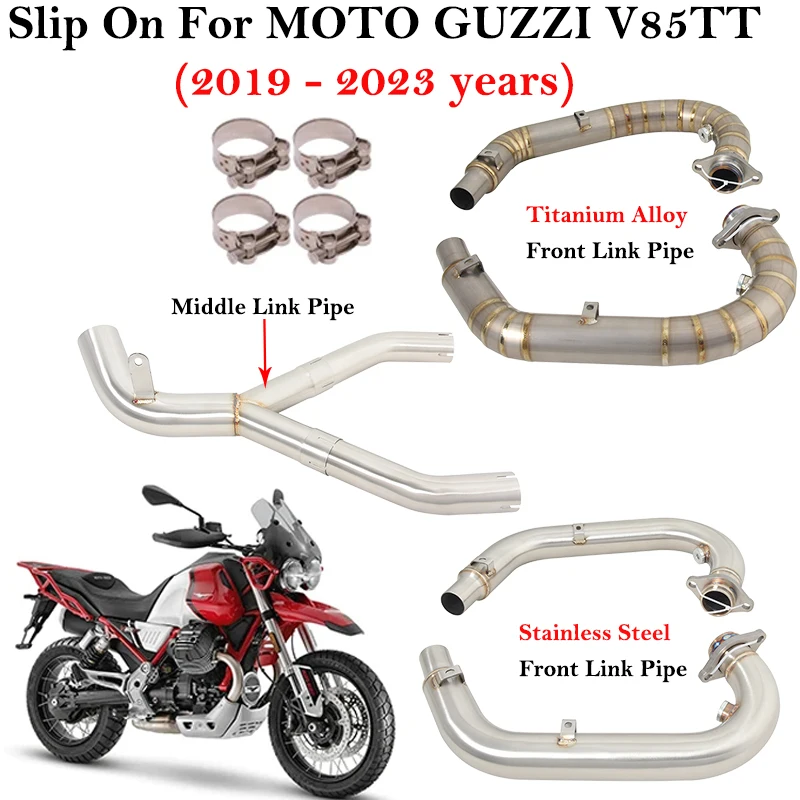 Slip On Titanio para Moto Guzzi V85 TT 2019-2023 - Silenciador Escape
