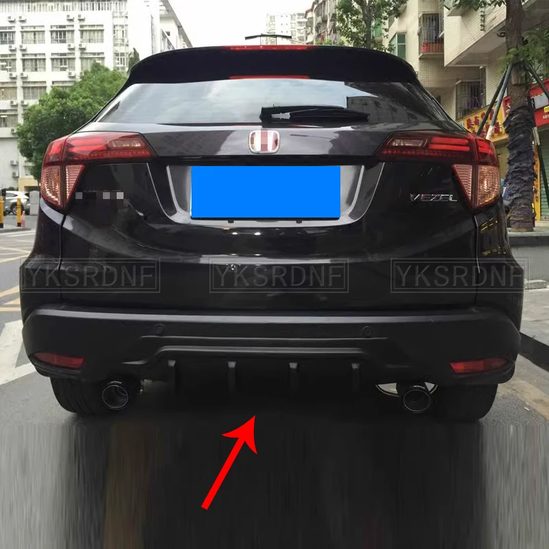Difusor trasero ABS para Honda HR-V/Vezel 2015-2017 – negro mate