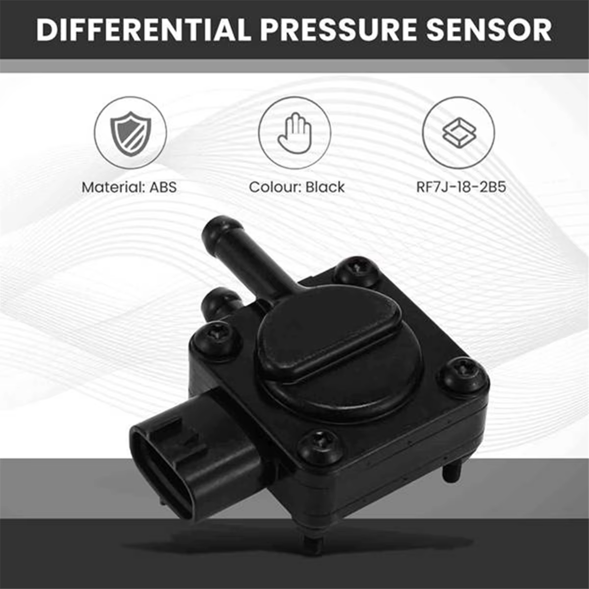 RF7J-18-2B5 Sensor de presión diferencial para Mazda 2.0 CDTI - imagen 4
