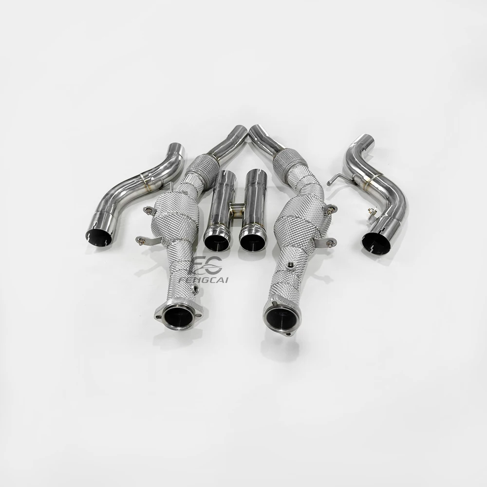 Catalizador deportivo alto flujo Mercedes S500L 4.7T acero inoxidable - imagen 3