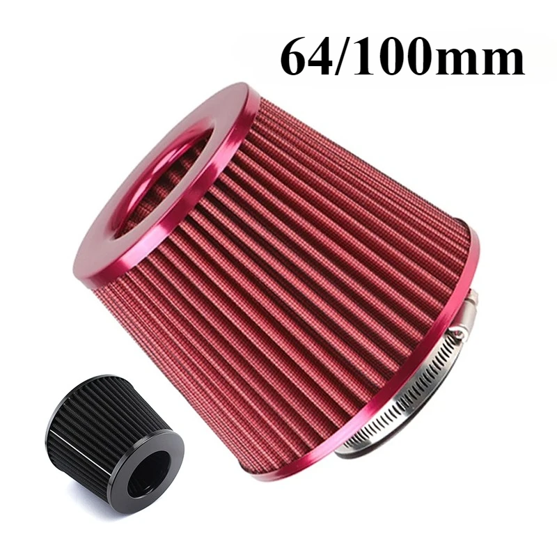 Universal kit filtro de aire cónico alto flujo entrada fría para coche