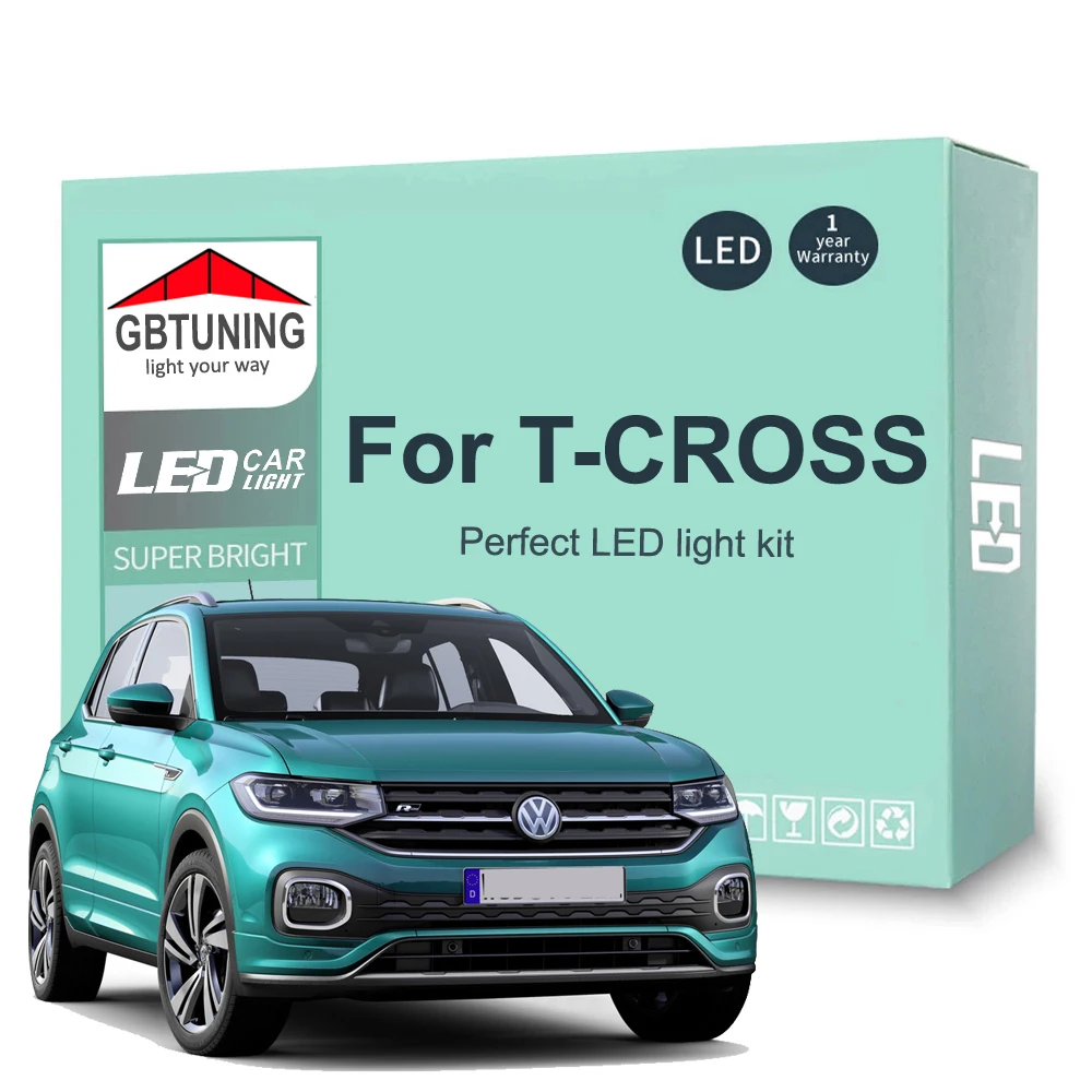 Kit bombillas LED Canbus interior para VW T-Cross 2018-2022