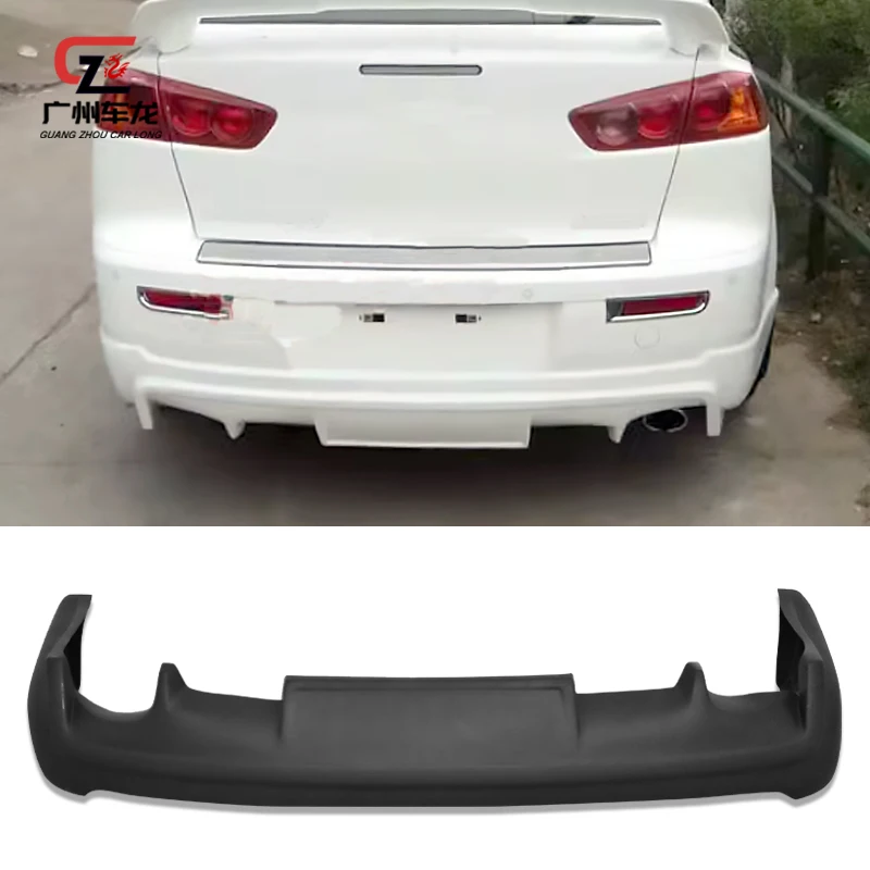 Kits de carrocería de coche de estilo deportivo labio delantero para mitsubishi Lancer 2009-2012 difusor trasero faldas laterales de labio Material ABS piezas exteriores - imagen 4