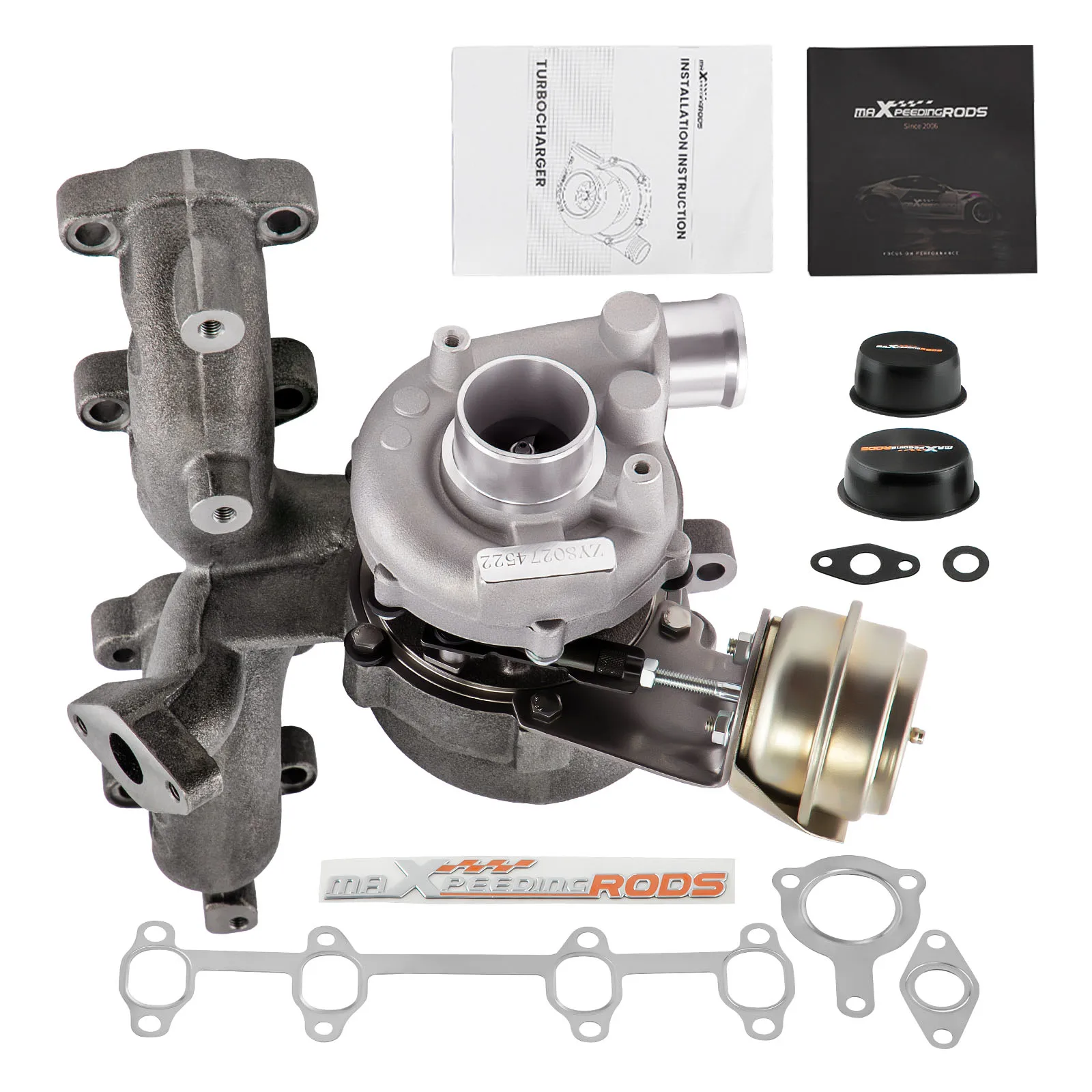 038253019A Turbocompresor Audi A3 1.9 TDI 110 CV con colector - imagen 2