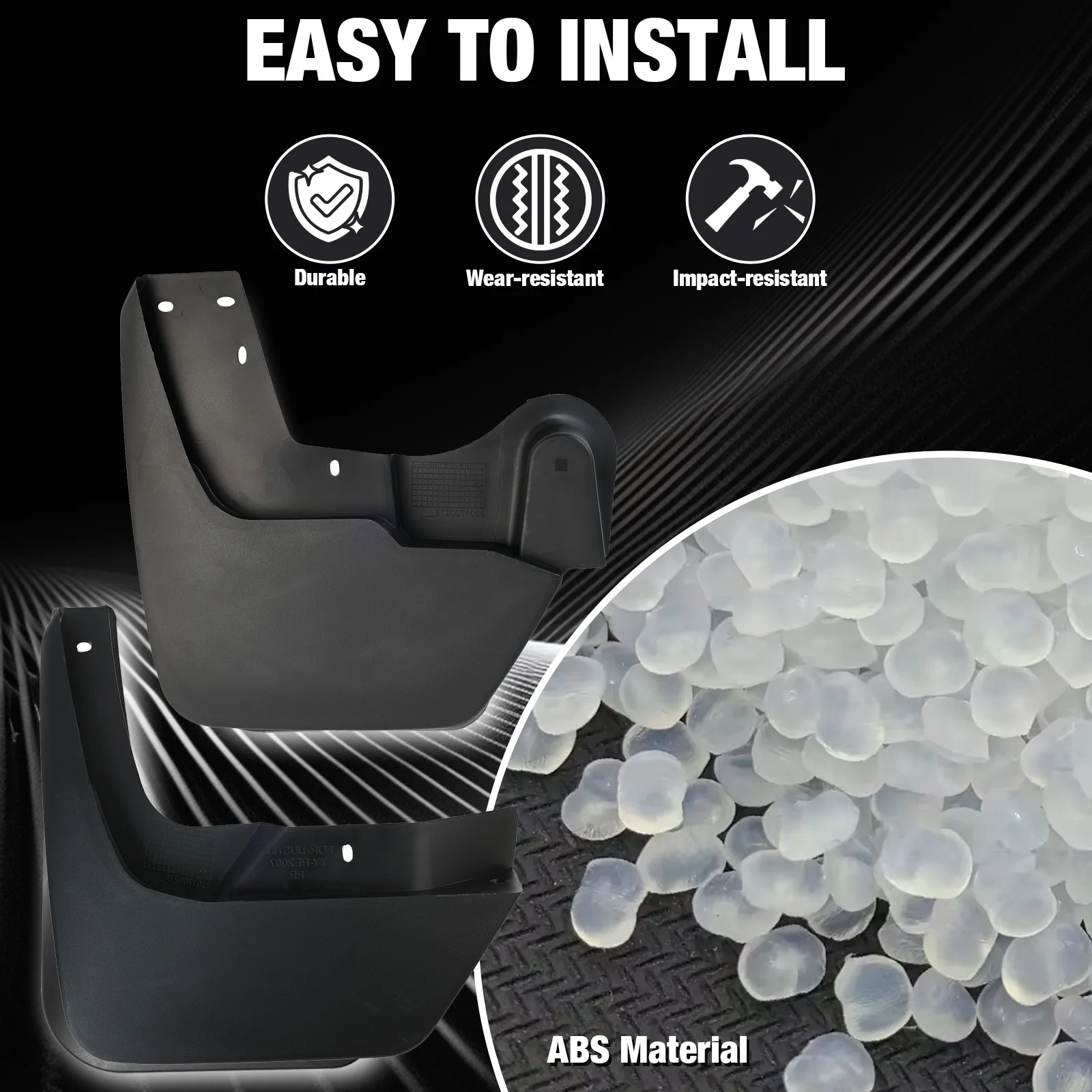 Protectores antipiedras Renault Duster II 2017-2023 – Delantero y trasero - imagen 4