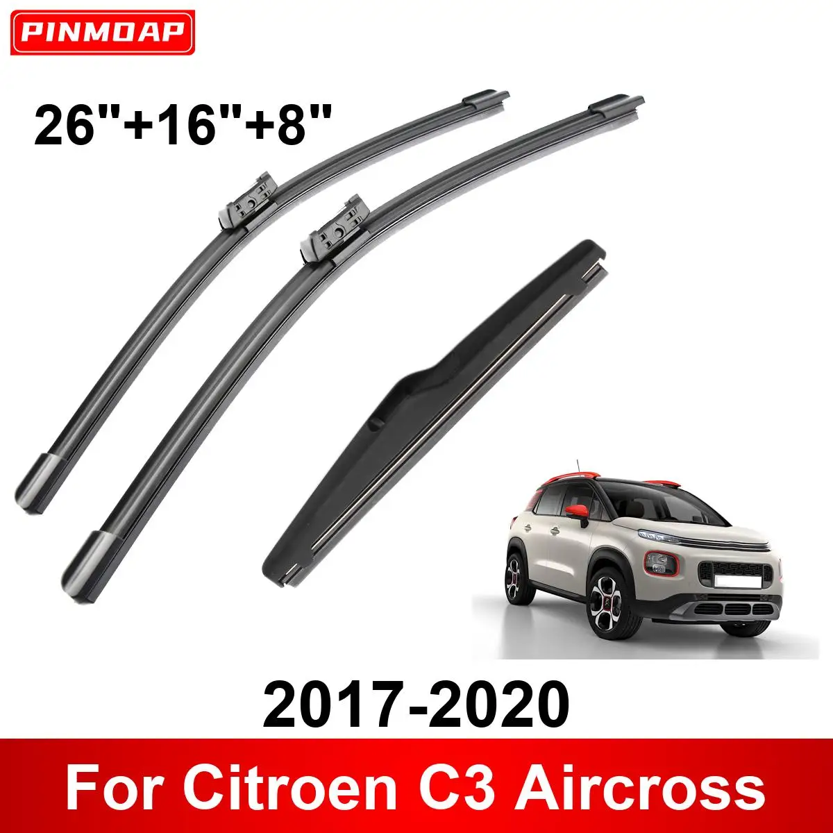 Escobillas limpiaparabrisas Citroën C3 Aircross 2017-2020
