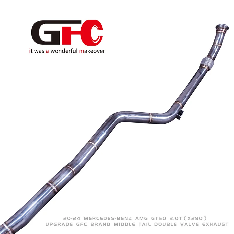 Escape catback ajustable inox 304 – Mercedes-Benz GT 50 3.0 2020-2024 - imagen 5
