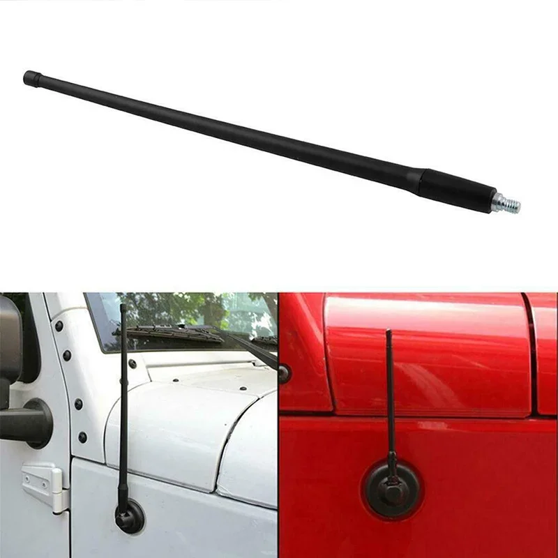 Ridge Antena FM reflex robusta para Jeep Wrangler JK JL - imagen 2