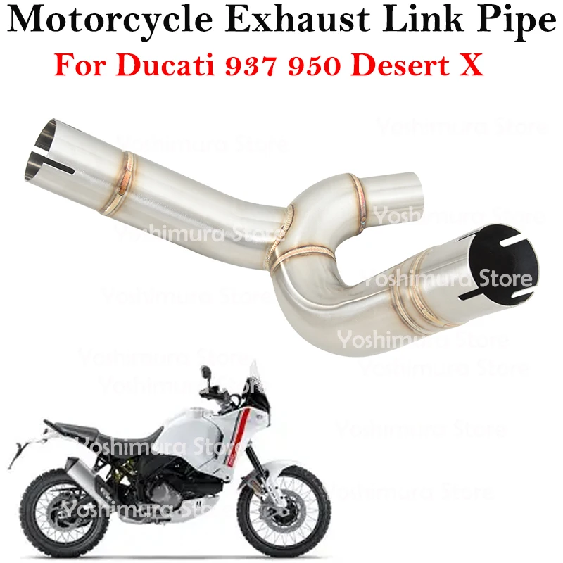 Tubo de escape deslizable Ducati DesertX 937-950 – Conexión original