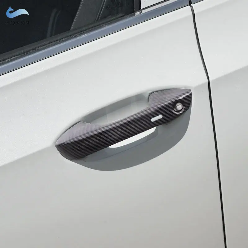 Cubierta manija puerta fibra de carbono para VW Golf 8 2021-2022