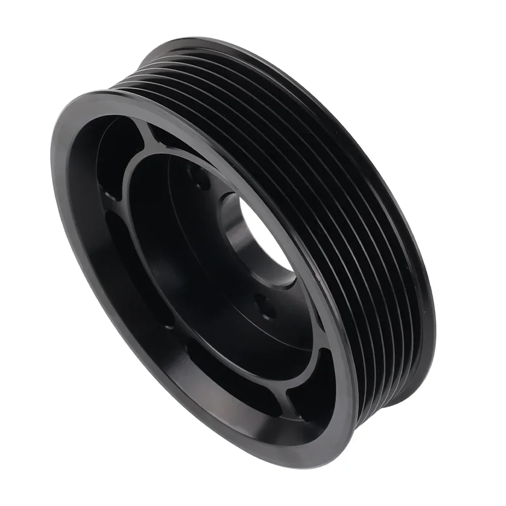 Polea de dirección asistida BMW N54 32427553955 de aluminio negra - imagen 4