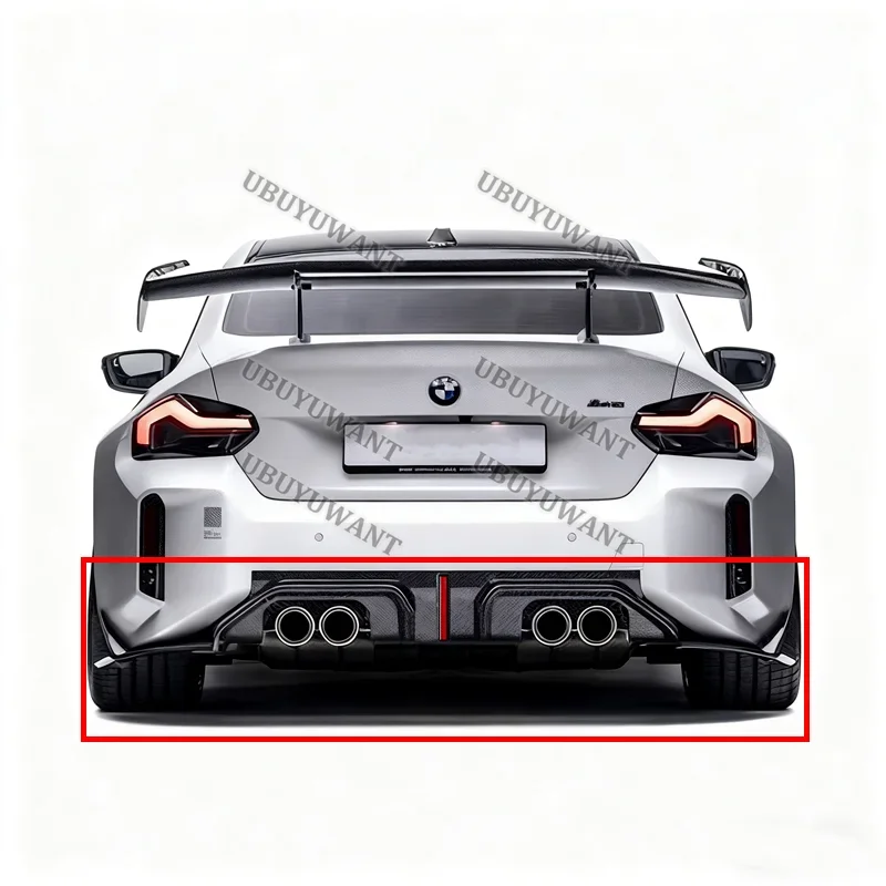 Labio trasero difusor de fibra de carbono para BMW M2 G87 2020-2025 - imagen 5